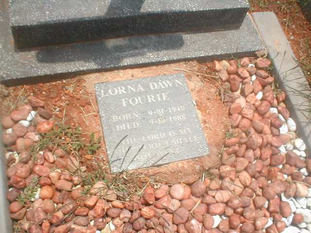 FOURIE Lorna Dawn 1940-1988