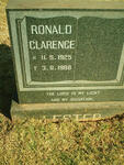 LESTER Ronald Clarence 1925-1988