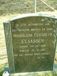 CLAASSEN Magdalena Elizabeth 1906-1981