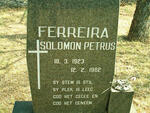 FERREIRA Solomon Petrus 1923-1982