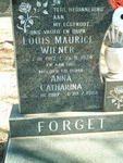 FORGET Louis Maurice Wiener 1912-1974 & Anna Catharina 1907-1984