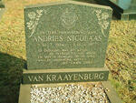 KRAAYENBURG Andries Nicolaas, van 1954-1977