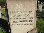 WHEELER Frank -1933 & Rose -1954