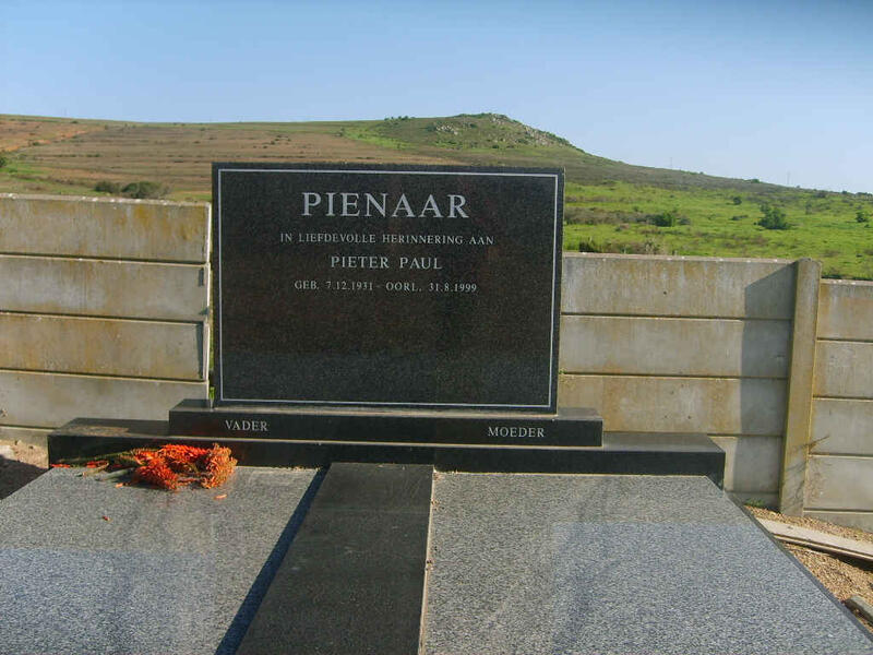 PIENAAR Pieter Paul 1931-1999