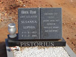 PISTORIUS Susanna Sophia 1921-2003