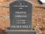 WALT Philippus Cornelius, van der 1929-1995