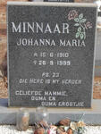 MINNAAR Johanna Maria 1910-1999