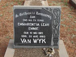 WYK Emmarentia Leah, van 1913-1983