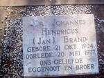BRAND Johannes Hendricus 1904-1977