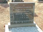 SCHYFF Hester Carolina, van der 1910-1992