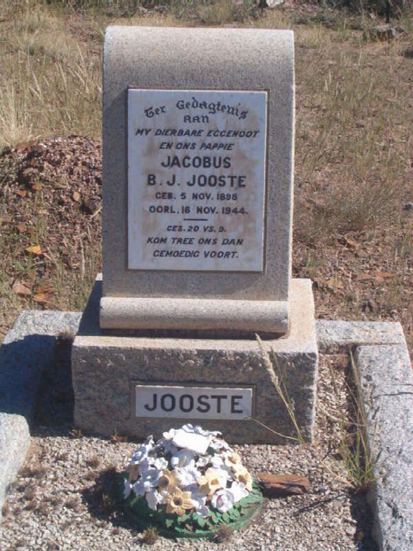 JOOSTE Jacobus B.J. 1898-1944
