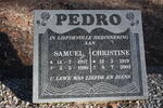 PEDRO Samuel 1917-1999 & Christne 1919-2002