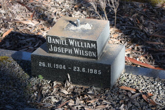 WILSON Daniel William Joseph 1904-1985