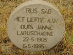 LABUSCHAGNE Jannie 1905-1995
