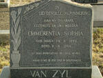 ZYL Emmerentia Sophia, van nee MARX 1893-1956