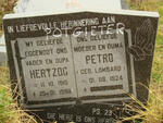POTGIETER Hertzog 1915-1998 & Petro LOMBARD 1924-