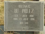 PREEZ Helena C., du 1906-1996