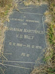 WALT Abraham Marthinus, v.d. 1906-1978