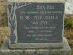 ZYL Elsie Petronella, van nee FOURIE 1870-1956