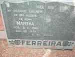 FERREIRA Martha -1966