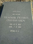 OOSTHUIZEN Hendrik Petrus 1923-1992
