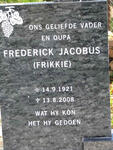 ROSSOUW Frederick Jacobus 1921-2008 & Maria Bruwer nee MARAIS 1923-2005