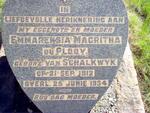PLOOY Emmarensia Magritha, du nee van SCHALKWYK 1912-1934