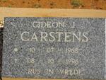 CARSTENS Gideon J. 1968-1996