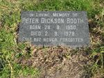 BOOTH Peter Dickson 1950-1978