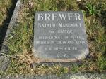 BREWER Natalie Margaret nee CARVER 1930-1978