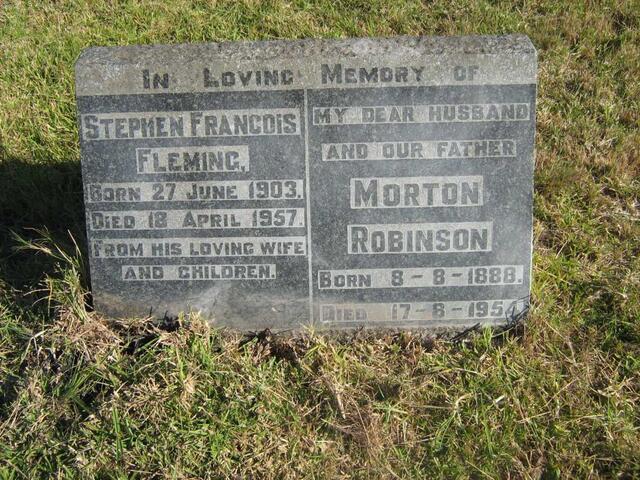 FLEMING Stephen Francois 1903-1957 :: ROBINSON Morton 1888-1954