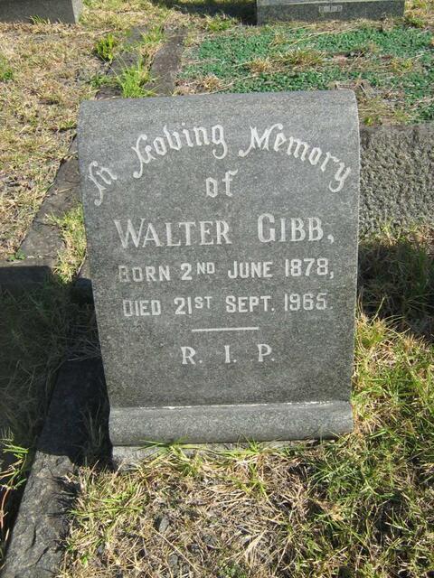 GIBB Walter 1878-1965