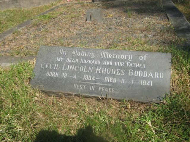 GODDARD Cecil Lincoln Rhodes 1904-1941