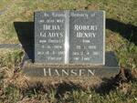 HANSEN Robert Henry 1898-1997 & Hilda Gladys  CROSSLEY 1904-1989