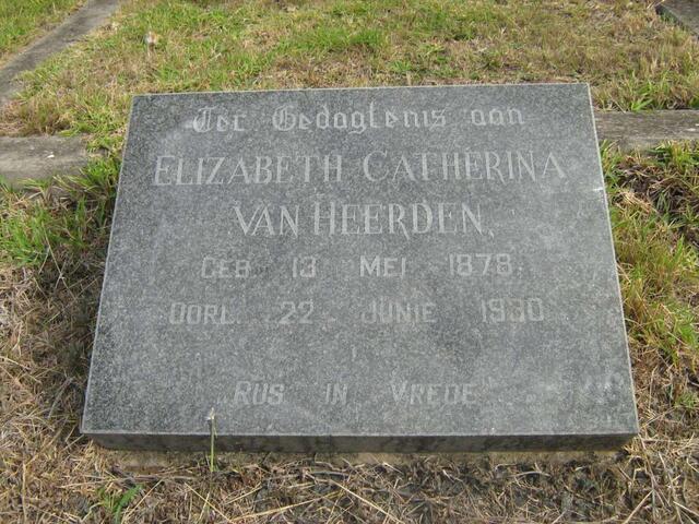 HEERDEN Elizabeth Catherina, van 1878-1930