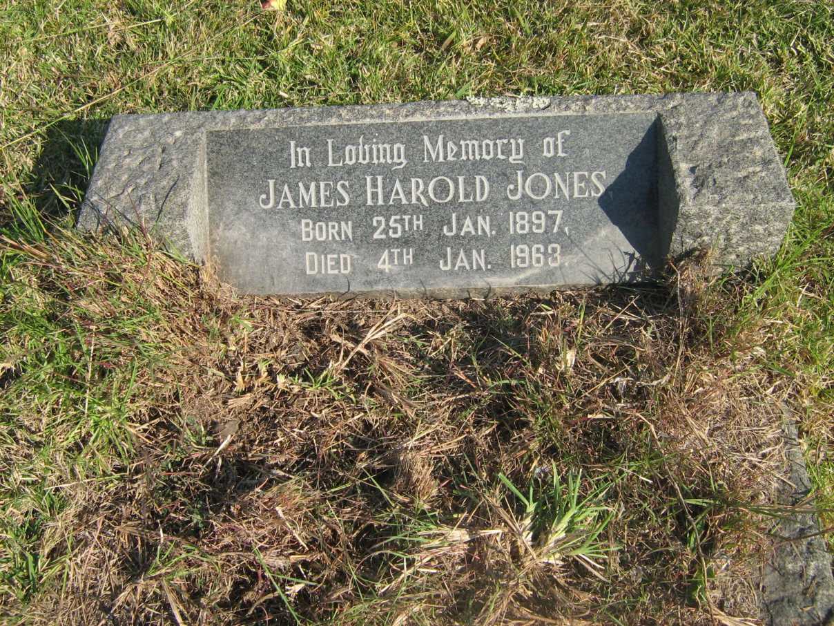 JONES James Harold 1897-1963