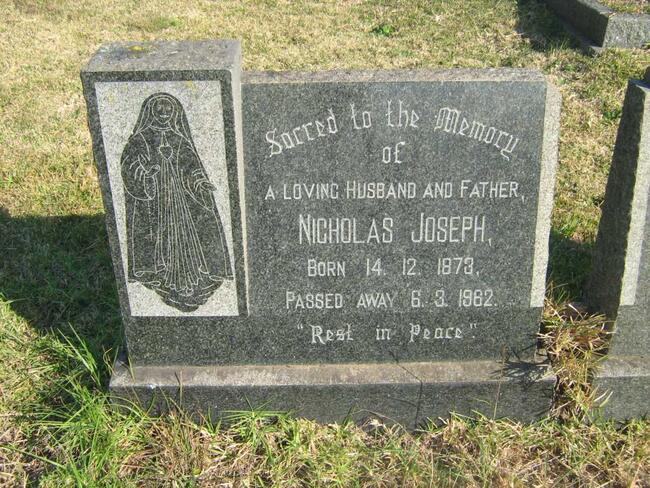 JOSEPH Nicholas 1873-1962