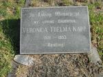 KAPP Veronica Thelma 1951-1953