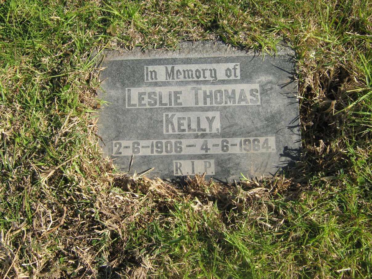 KELLY Leslie Thomas 1906-1964