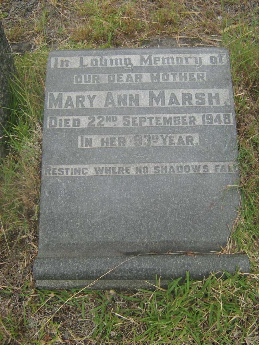 MARSH Mary Ann -1948