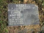 MASKELL Eunice Winifred 1931-1988