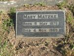 MATZKE Mary 1876-1969