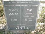 VENTER Erasmus Albertus 1889-1980 & Anna Johanna PRETORIUS 1886-1969