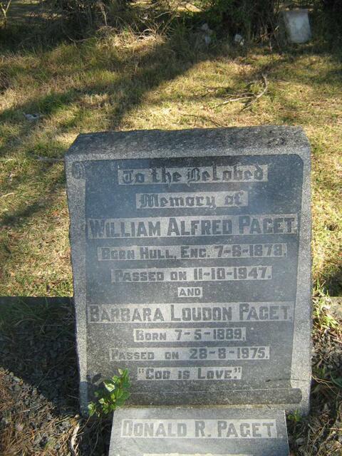 PAGET William Alfred 1878-1947 & Barbara Loudon 1889-1975