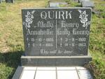 QUIRK Henry Kelly Kenny 1900-1953 & Molly Annabelle 1905-1985