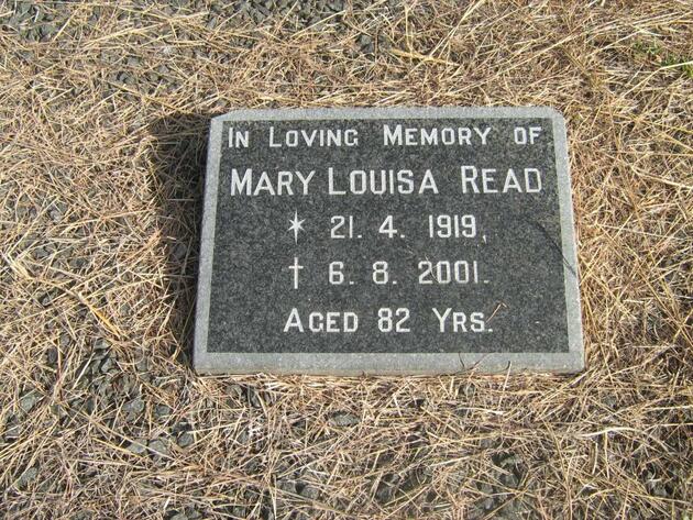 READ Mary Louisa 1919-2001