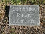 RIECK Christina -1920