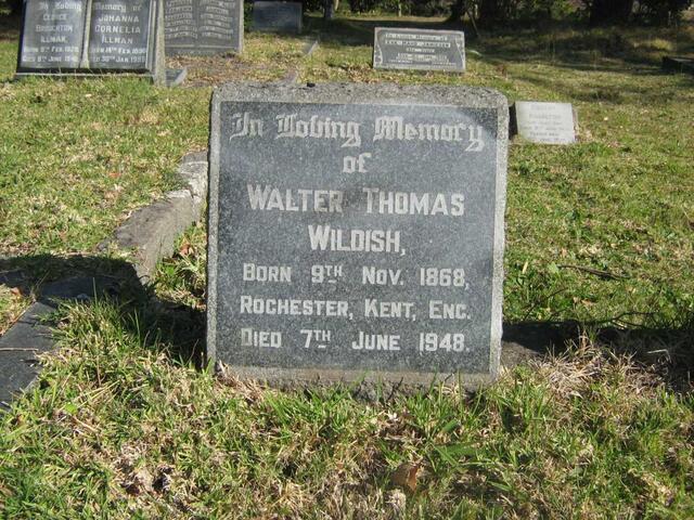 WILDISH Walter Thomas Born Rochester Kent 1868-1948