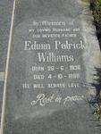 WILLIAMS Edwin Patrick 1936-1988