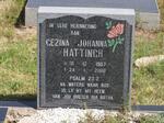 HATTINGH Gezina Johanna 1907-2000